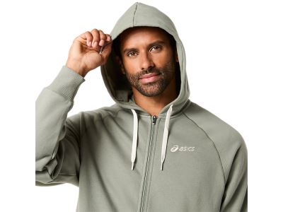 ASICS LOGO FLEECE FULL ZIP HOODIE
